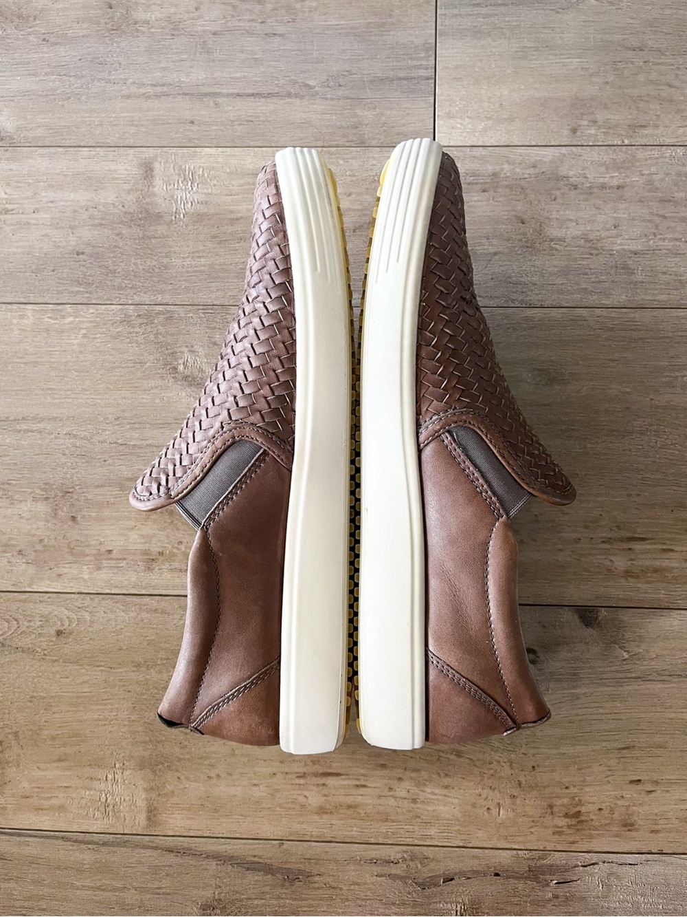 ECCO Women's Soft 7 Woven Slip-On 2.0 Sneaker 10/10.5 Extra Width - Picture 4 of 14